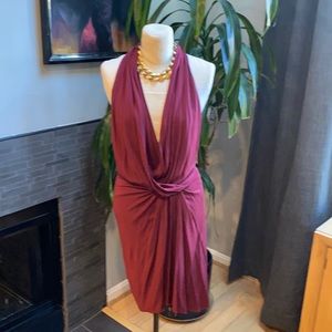 Haute Hippie Burgundy Dress-Size M